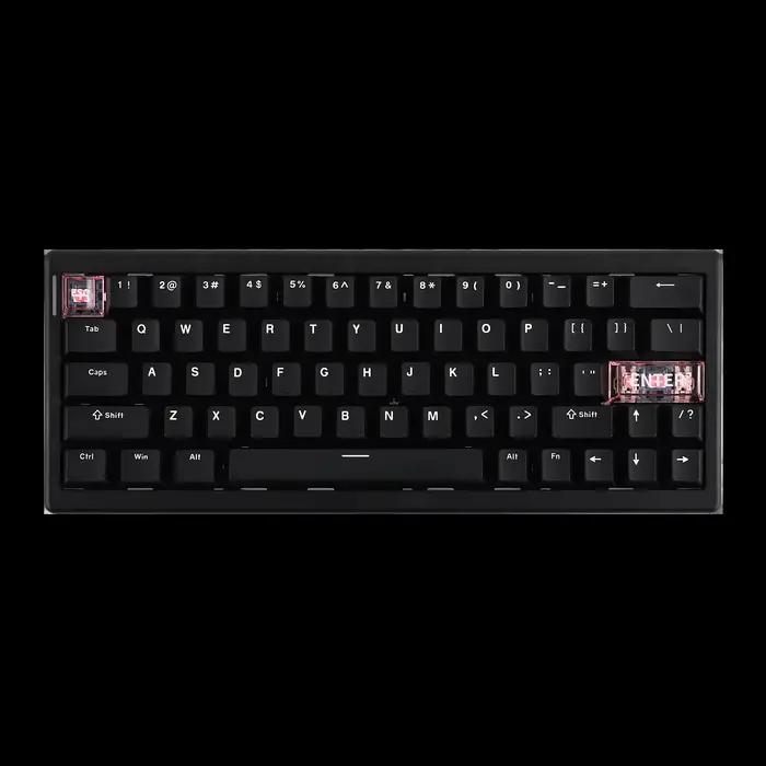 CIDOO C60 HE clavier de jeu filaire à disposition compacte à 63 touches avec interrupteur magnétique