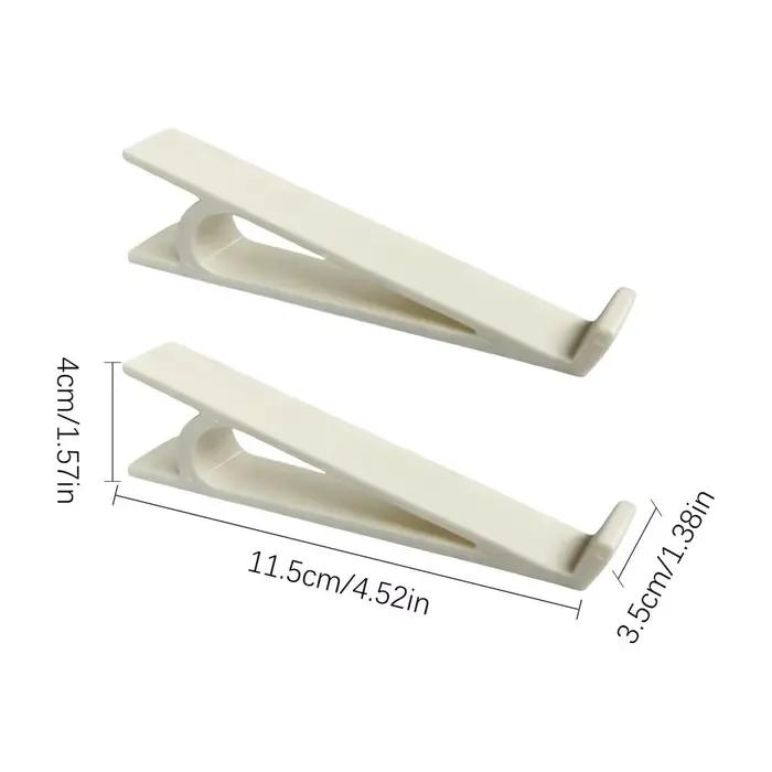 Rehausseur de clavier ergonomique antidérapant, 2 pièces, support portable pour ordinateur, pour étu