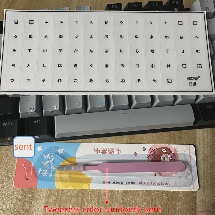 Autocollants de clavier en langue thaïlandaise et japonaise, pour ordinateurs de bureau et portables