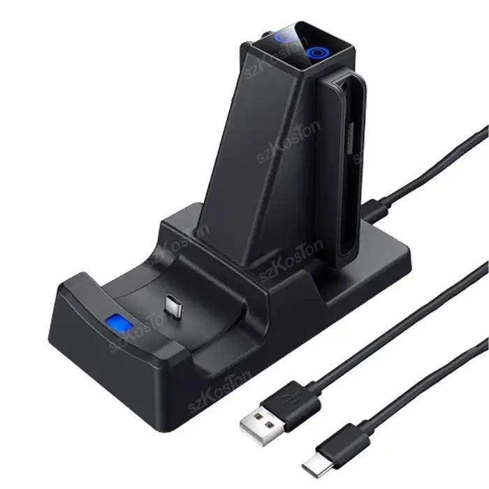 Station de charge 3 en 1 pour Switch 2 Pro Controller pour Switch2 avec indicateur LED et câble de c