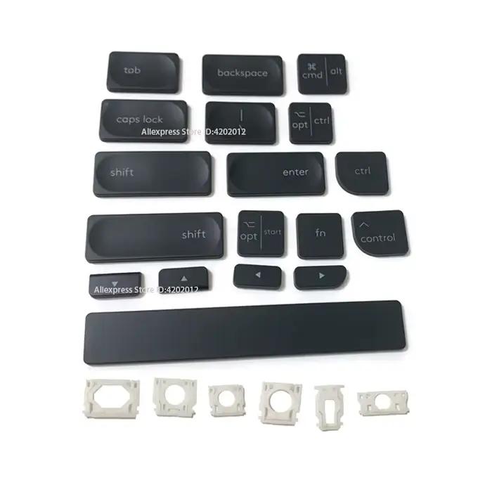 Touche et clips de remplacement pour clavier d'ordinateur portable Logitech MX prédire Mini GreyBlac