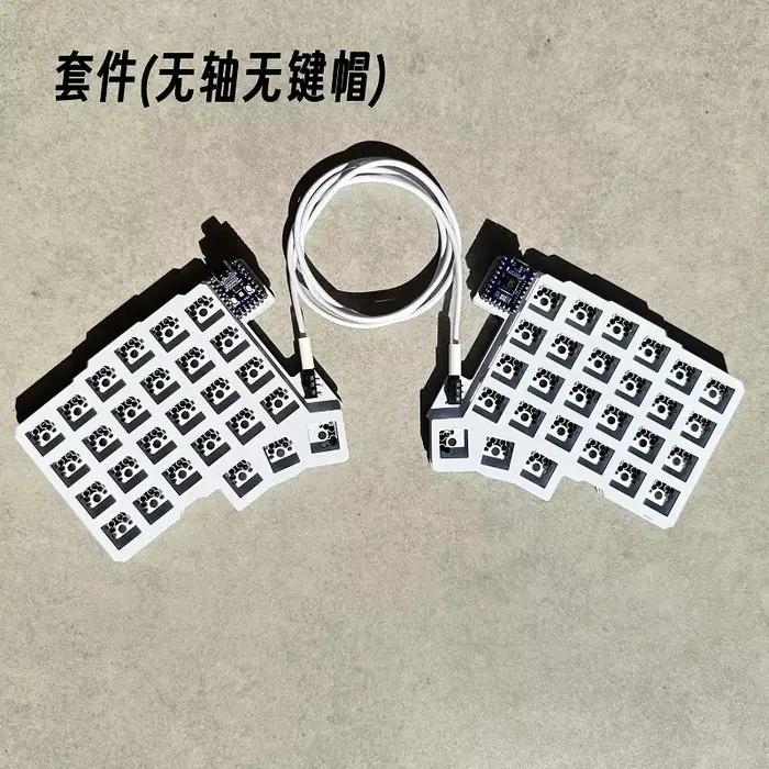 Silakka54 clavier fendu filaire monomode ergonomique QMK fendu échange à chaud Support VIAL claviers