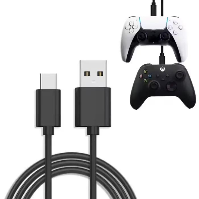 Câble USB 1M/2.75M Compatible pour contrôleur PS5, cordon de chargeur USB Type C Compatible pour les