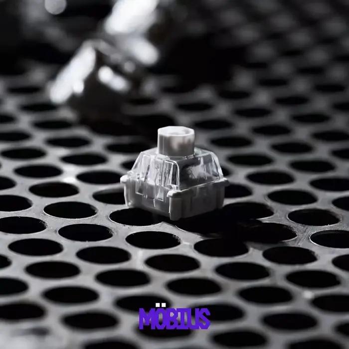 Clavier à interrupteurs magnétiques RAKKA x WuqueStudio Mobius Blanc 580gs Flux Magnétique Accessoir