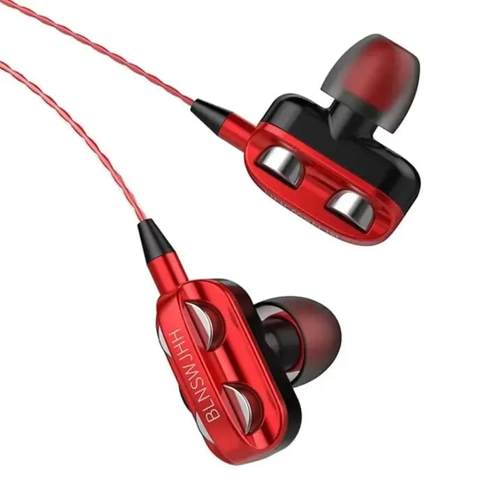 Écouteurs filaires à réduction de bruit avec micro, casque de sport, écouteurs stéréo HiFi, Xiaomi,