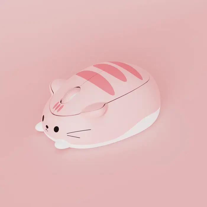 Akko-Souris sans fil 2.4G, thème conçu par Capybara, souris mignonne créative, optique ergonomique,