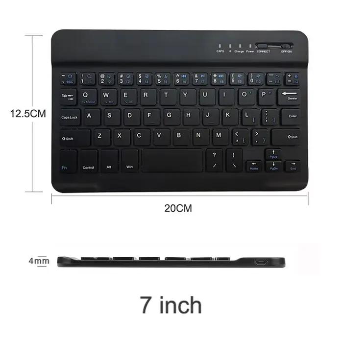 Clavier Bluetooth tactile pour tablette Android clavier Bluetooth sans fil avec pavé tactile pour or