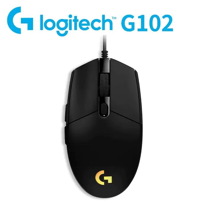 Souris de jeu Logitech G102 Lightsync avec temps de réponse de 1 ms pour les joueurs d'e-sport