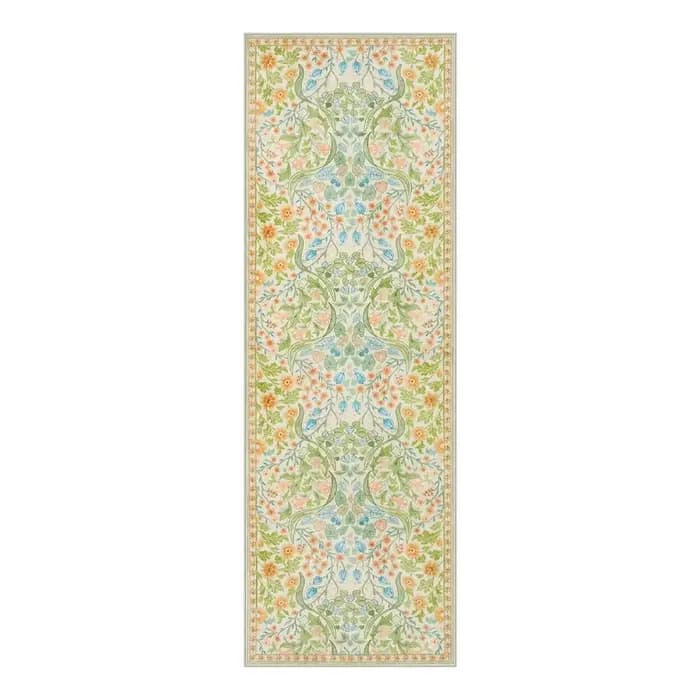 Tapis de couloir, tapis long pour couloir, tapis lavable en machine, tapis antidérapant, tapis de ch