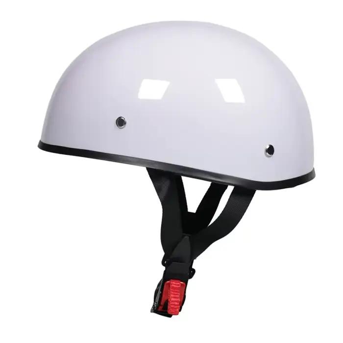 Casque de moto demi-visage vintage, rétro, 138, scooter, Cruiser,Chopper