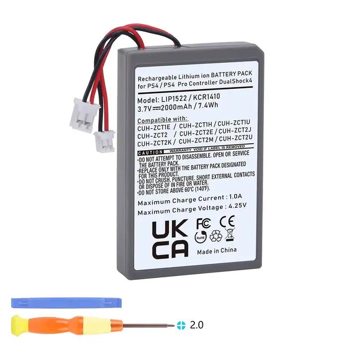 Batterie PS4 pour Sony PS4 PS4Pro contrôleur Playstation 4 V4 V1 V2 DualShock CUH-ZCT2 batterie mane