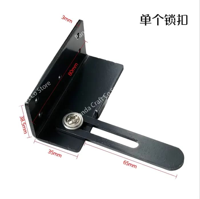 Glissière robuste pour baie vitrée, rail télescopique coulissant pour bureau, accessoires de quincai