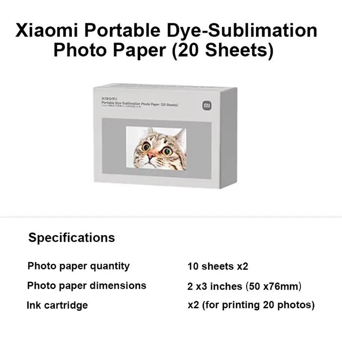 Xiaomi imprimante Photo Portable pro accessoires imprimante Photo Portable pro Xiaomi accessoires