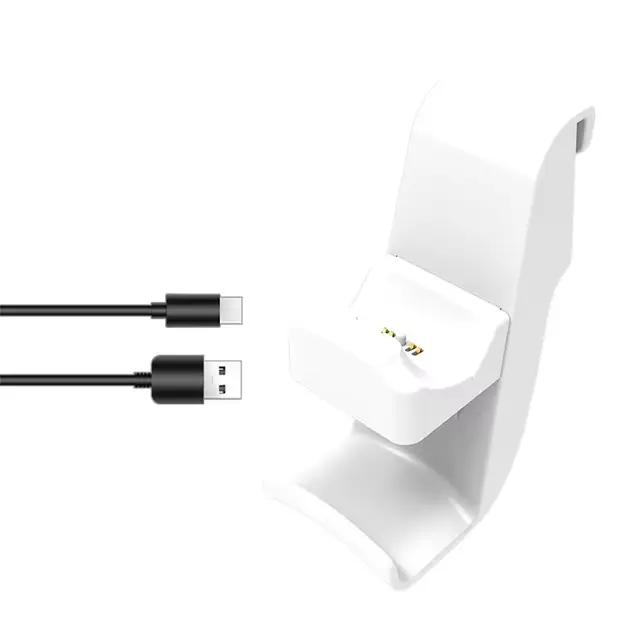 Chargeur de contrôleur PS5 2 en 1 avec support pour casque, Station de chargement intelligente pour