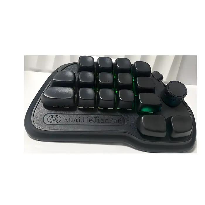 Clavier numérique personnalisable à 17 touches, plug-and-play, prend en charge les échange à chaud.