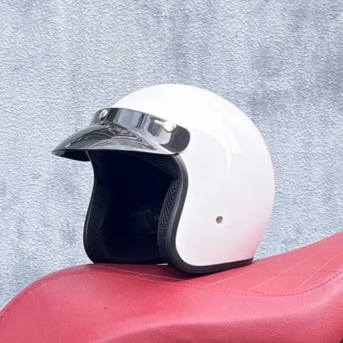 Casque de moto demi-visage ouvert rétro pour homme et femme, jet vintage, approuvé par le DOT, léger