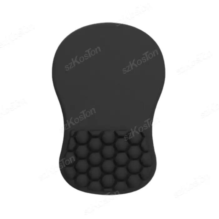 Tapis de souris avec repose-poignet ergonomique intégré en mousse à mémoire de forme pente Massage r