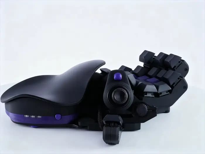 Clavier de jeu filaire Qianren pour gauchers, clavier de jeu à une main réglable, joystick WASD, cla
