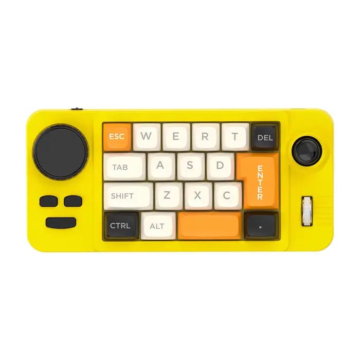 Clavier mécanique filaire Programmable avec molette de défilement de Volume, Joystick de jeu, clavie