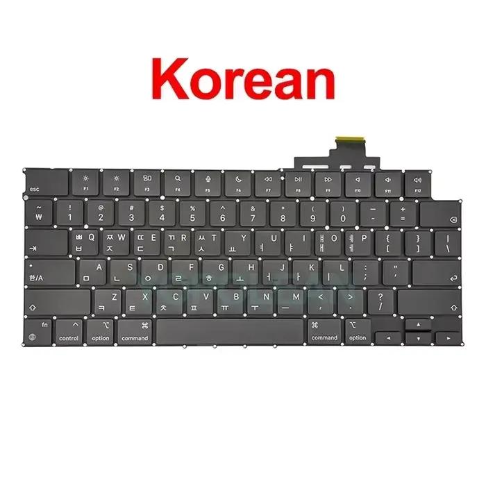 Clavier de remplacement pour MacBook Air 13,6" 15" A2681 A2941 A3113 A3114 US UK Anglais Français Al