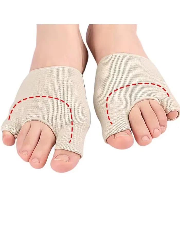 Housse de soin filetée pour l'avant-pied, pour protéger les os du gros pied, dispositif de rotation