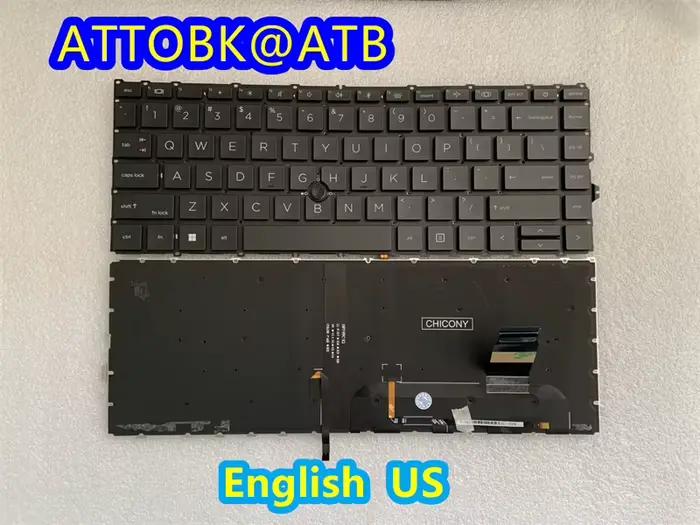 Clavier d'ordinateur portable SP/US/UA/FR/AR/CZ/JP/JA, pour HP ELITEBOOK 840 G7 840 G8 845 G7 845 G8