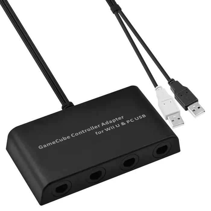 Adaptateur de manettes Gamecube Mayflash 4 ports pour Wii U/Nintendo Switch/PC USB W012 pour Switch