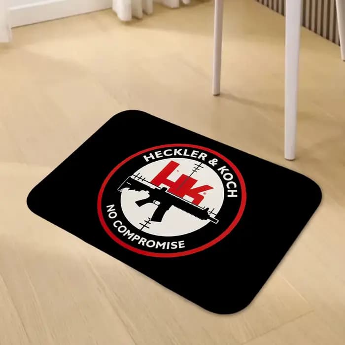 Hk Heckler Koch – paillasson sans compromis, pour salon, entrée, salle de bain, porte, décoration de