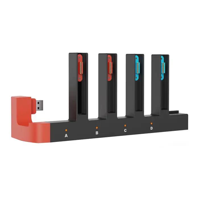 Station de chargement rapide pour Switch 2 Joy con, pour Switch 2, charge jusqu'à 4 contrôleurs, Com