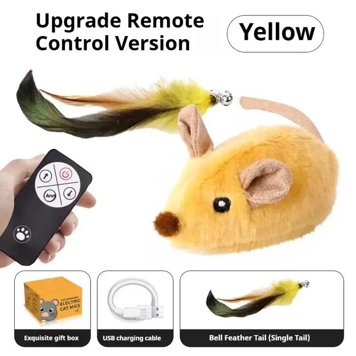 Souris mobile à détection automatique, jouets interactifs pour chat, jouet électronique grinçant à d