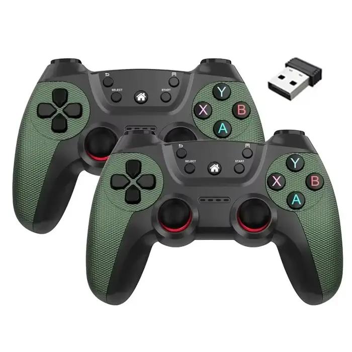 Contrôleur de jeu double sans fil pour téléphone Linux/Android, pour boîte de jeu, bâton de jeu, PC