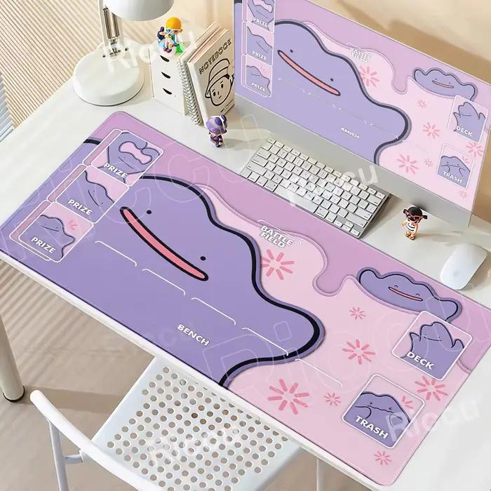 Tapis de souris XXL Série Ditto, tapis de jeu de cartes à collectionner pour un joueur, motif dessin