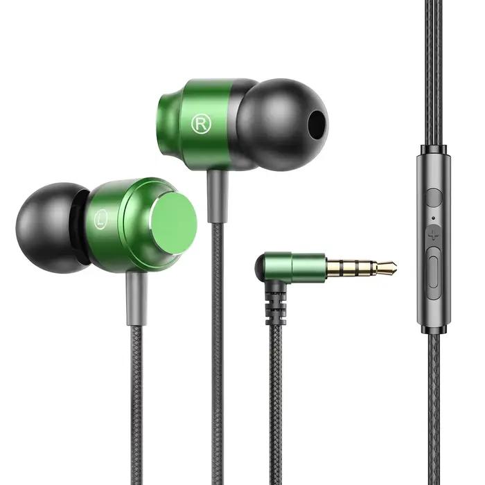 Pour Samsung 90 ° Casque de jeu filaire Jack avec son surround HiFi et micro, écouteurs musicaux T
