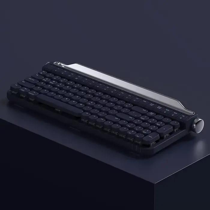 Actto-Clavier mécanique sans fil Bluetooth B705, mode touristes, rétro, clavier de jeu RVB, échange