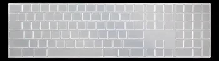 Coque de clavier sur mesure pour Apple Magic Keyboard A1843 avec pavé numérique - disposition US Eng