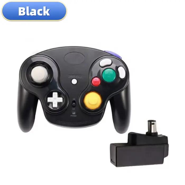 Contrôleur de manette de jeu sans fil 5 couleurs pour console de jeu NGC avec adaptateur 2.4G manett