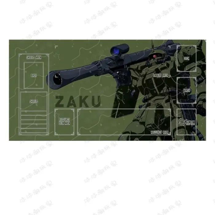 Tapis de jeu en caoutchouc personnalisé Hot Gundam TCG GCG, tapis de jeu de cartes pour un seul joue