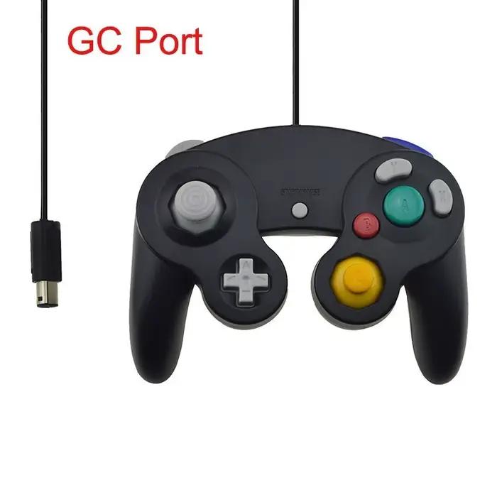 Manette de jeu filaire USB pour ordinateur MAC et PC, Joystick portable Compatible avec NGC GC
