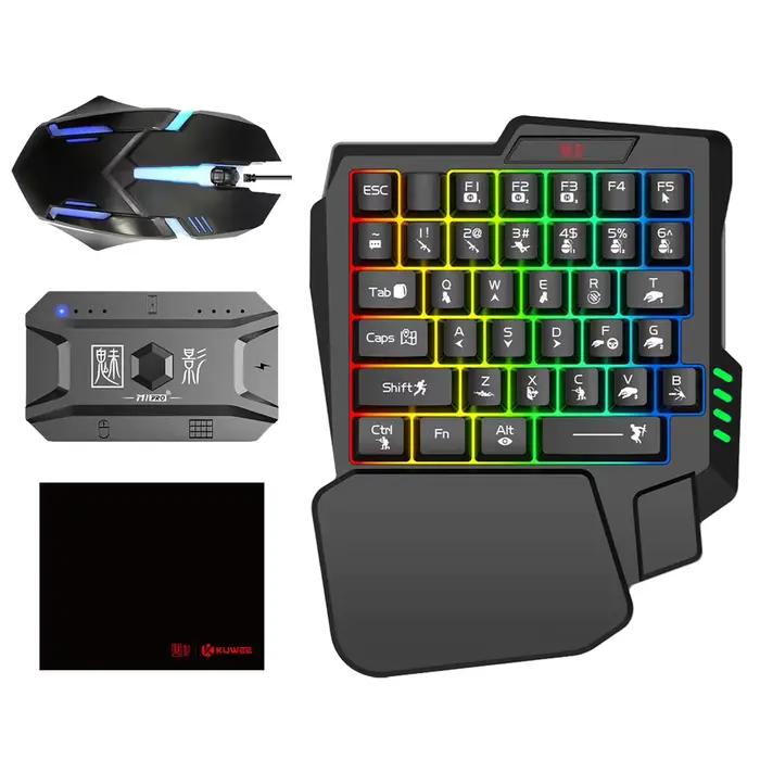Convertisseur clavier et souris M1 Pro, adaptateur portable pour clavier et souris de jeu mobile, ac