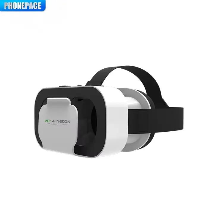 Casque de réalité virtuelle VR SHINECON 3D, lunettes VR légères avec 100 ° FOV pour téléphones 4,7