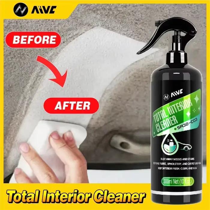 Spray nettoyant pour tissus intérieurs de voiture, puissant détachant pour sièges auto, tapis, revêtements de toit et sellerie