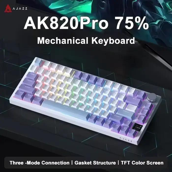 Clavier mécanique de jeu AJAZZ AK820 / AK820Pro 75% 82 touches