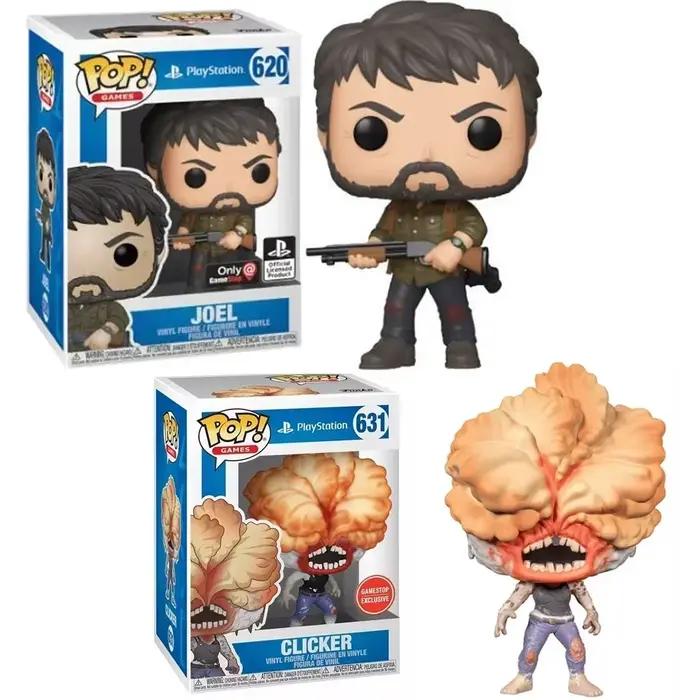 Funko Pop Games Le dernier d'entre nous Partie II ELLIE 601 # JOEL 620 # Clicker 631 # Figurine en vinyle