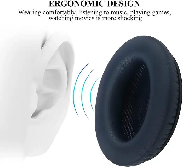 Oreillettes de remplacement pour BOSE QC35 pour QuietComfort 35 et 35 II