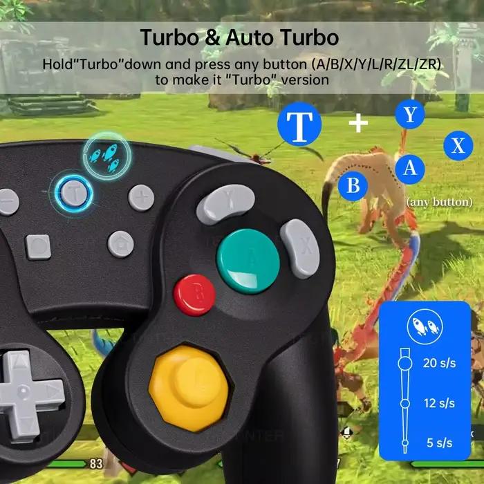 Prise en charge du contrôleur Gamecube Bluetooth Compatible avec la manette Nintendo Switch 2