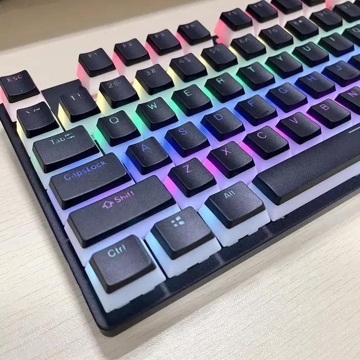 Clavier mécanique avec touches Pudding