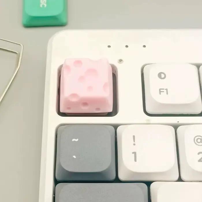 Cheese – capuchons de touches pour clavier mécanique KT