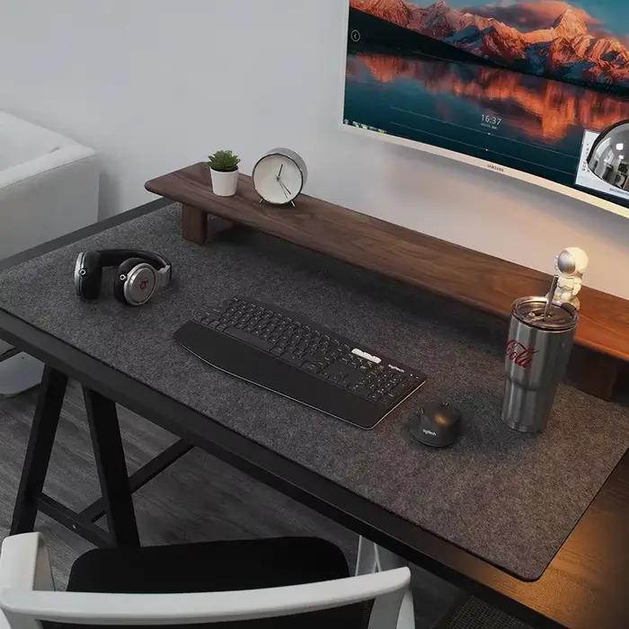 Grand tapis de bureau d'ordinateur doux et respirant