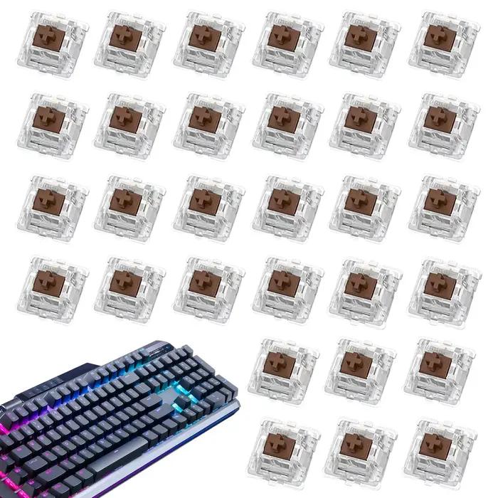 Lot de 30 interrupteurs de clavier à axe transversal