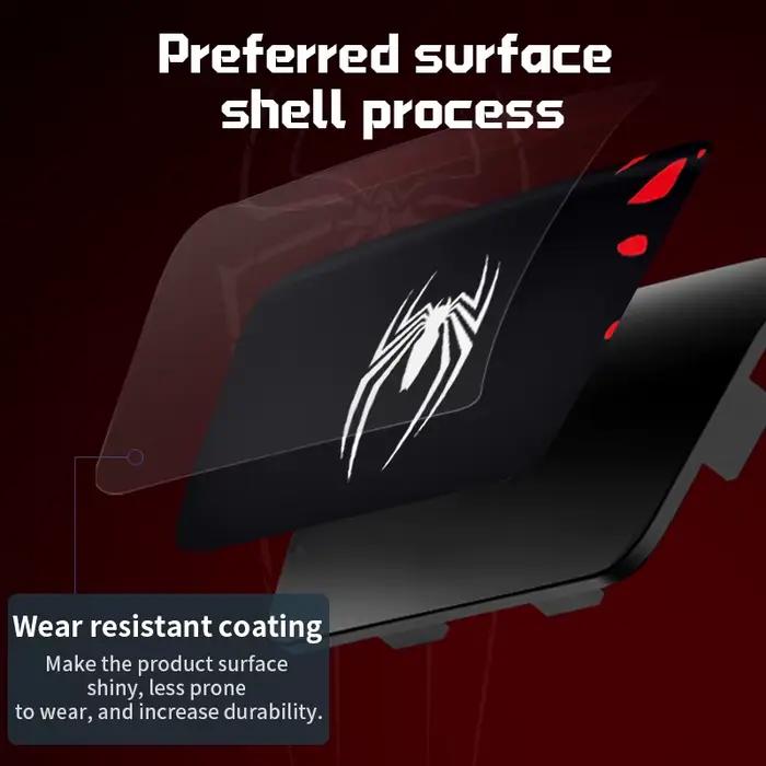 Araignée limitée pour PS5 Contrôleur Shell TouchSub Gamepad Cover Remplacement Plaques Avant Arrière Poignée Cas pour BDM-010/020/030
